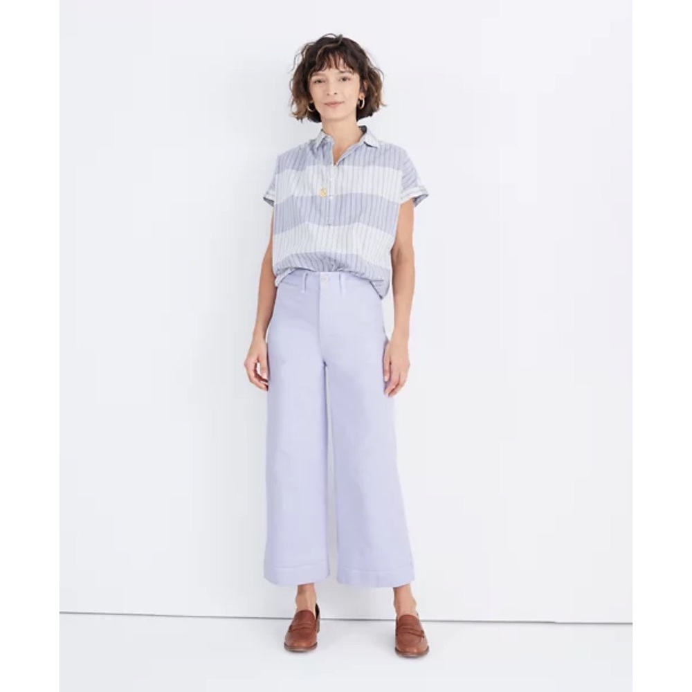 Madewell Emmett Wide Leg Crop Pants